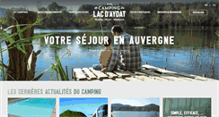 Desktop Screenshot of camping-lac-aydat.com